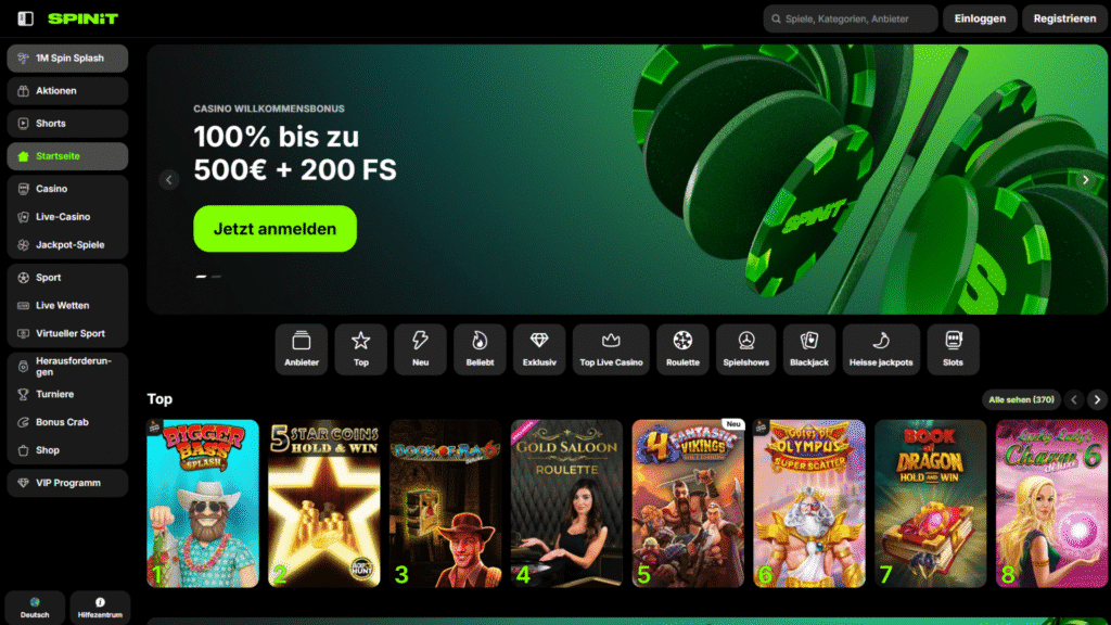 spinit casino wallpaper deutsch 1