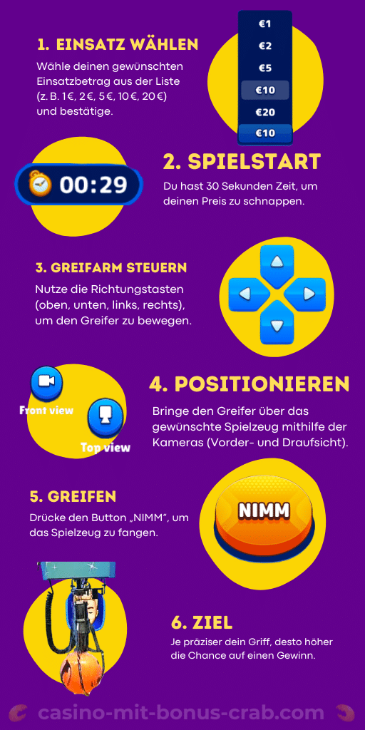 wie funktioniert das cash crab casino feature